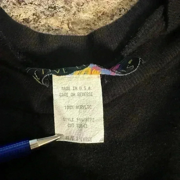 Vintage Active Elements Womens Sweater Cat And Fish Pattern XL Black And White - Picture 10 of 16